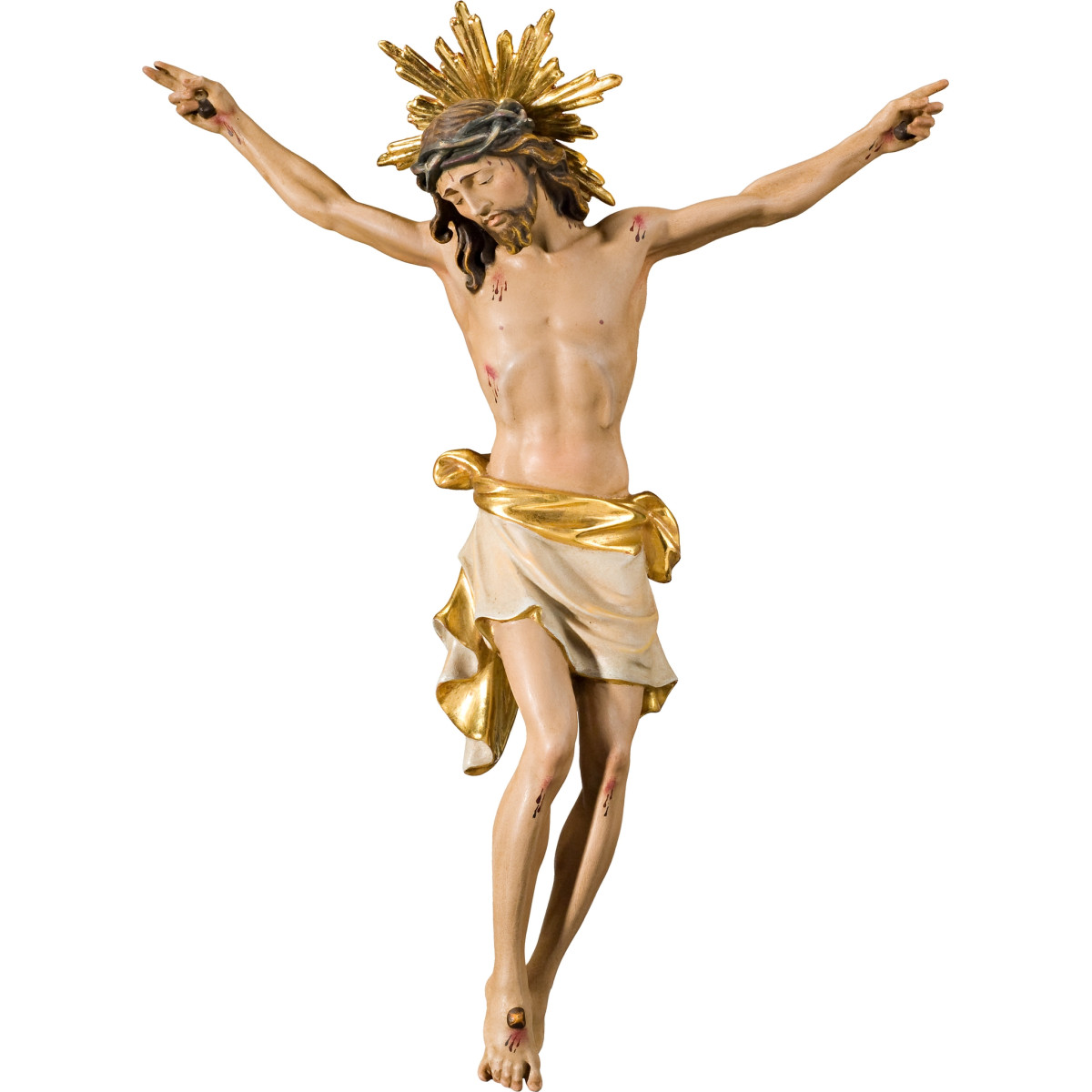 Cristo Pisa con aureola